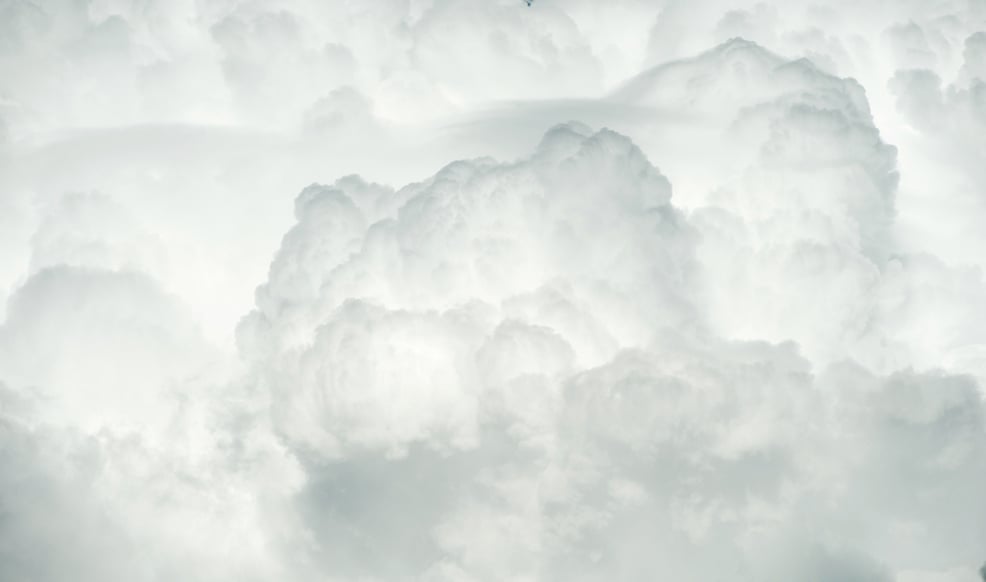 white cloud background